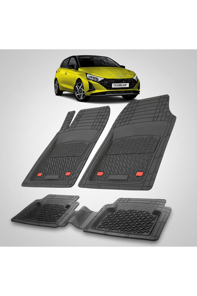 TEAMCAR Χαλάκια αυτοκινήτου Hyundai i20 (BC3, BI3) 2023- Χαλάκι δαπέδου από κ...