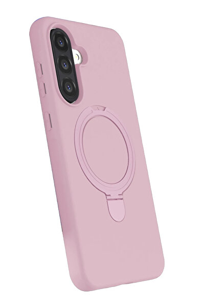 Epilons غطاء جالاكسي A56 مع حامل ماج سيف - وردي