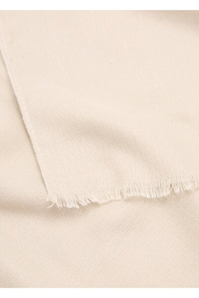 MANGO Woman Kenarları dikişsiz fular