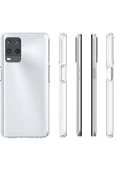 Najmaddin جراب Newface لهاتف اوبو A54 4G ديلوكس 2 ملم سيليكون شفاف - شفاف