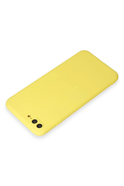 Najmaddin غطاء سيليكون أصفر جديد لأيفون 7 بلس من Newface