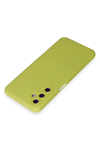 Epilons حافظة جالاكسي M14 5G من السيليكون المخملي الداخلي - أصفر