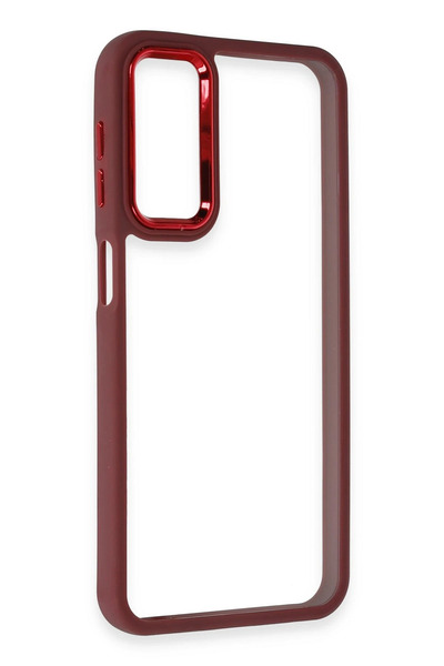 Najmaddin حافظة نيو فيس لهاتف سامسونج جالاكسي A24 4G - غطاء دورا - أحمر