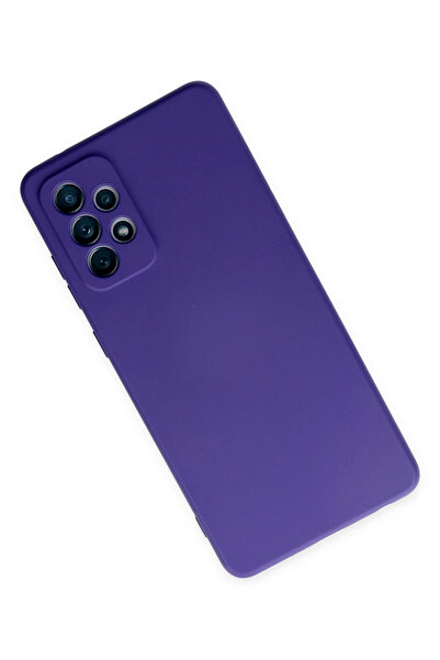 Epilons حافظة سيليكون نانو مخملية داخلية لهاتف Galaxy A72 - باللون الأرجواني