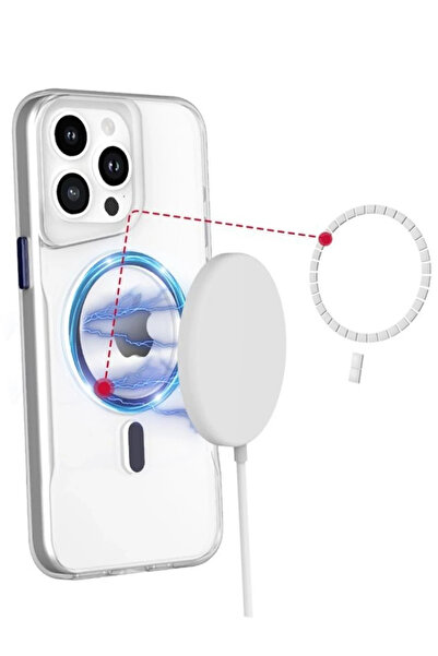 Najmaddin غطاء حماية نيو فيس لجهاز آيفون 16 بلس من بي سي بوسو ماج سيف - شفاف