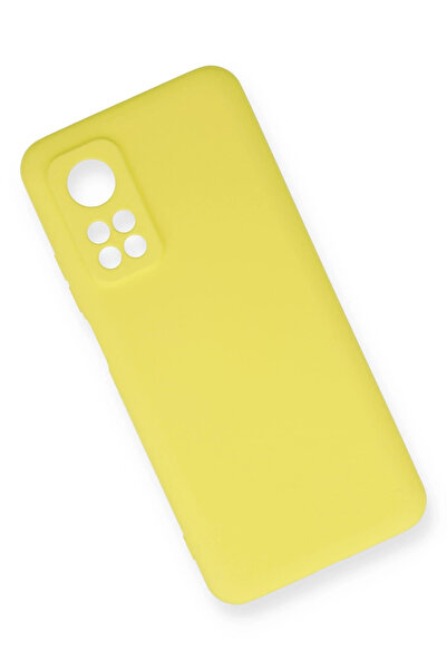 Epilons حافظة Mi 10T من السيليكون المخملي الداخلي - أصفر