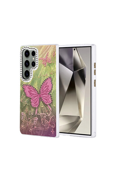 eco port Samsung Galaxy S24 Ultra Case Blade Mirrored Pattern Cover - Pattern 5