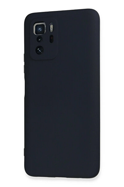 Epilons حافظة بوكو X3 جي تي من السيليكون المخملي الداخلي - أزرق داكن