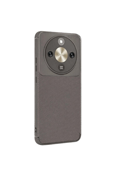 eco port Huawei Honor Magic 8 Lite Auto Focus Carbon Cover - Gray
