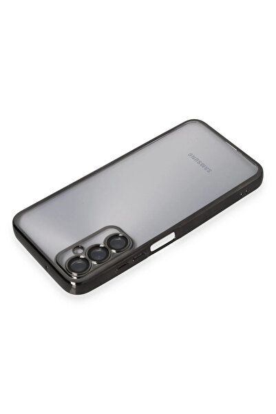 Epilons حافظة جالاكسي A05S من السيليكون مع عدسة - أسود