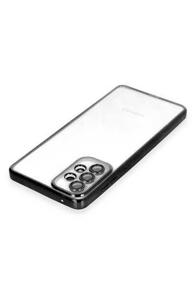 Epilons حافظة سيليكون لهاتف جالاكسي A53 5G مع عدسة - أسود