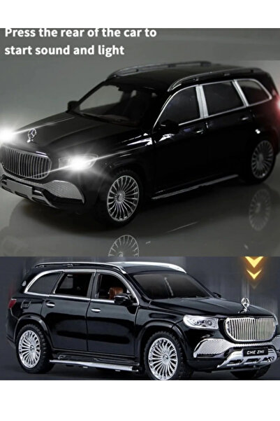 shop Mercedes Benz Gls600 Maybach Jip Diecast 1.24 Koleksiyon Metal Araba 6Ka...
