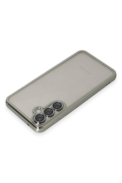 Epilons حافظة سيليكون لعدسة Galaxy S23 Fe - فضي