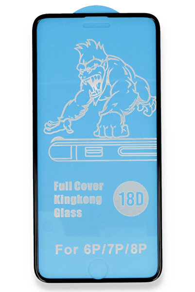 Najmaddin واقي شاشة زجاجي 18d من نيو فيس لهاتف آيفون 6 بلس - أبيض