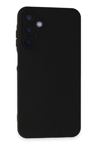 Epilons حافظة هاتف جالاكسي A05S من السيليكون المخملي الداخلي - أسود