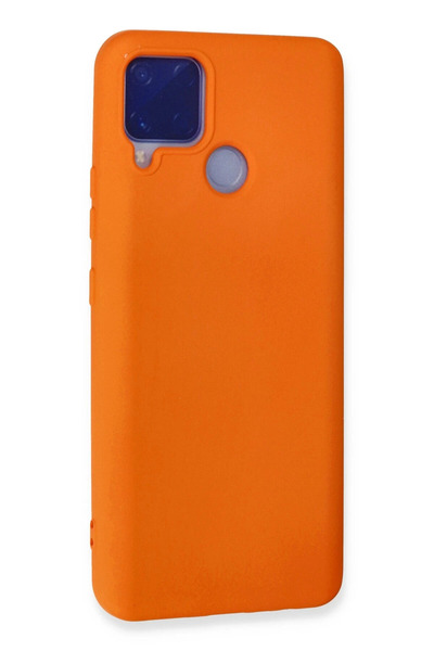 Epilons حافظة C15 نانو من السيليكون المخملي - برتقالي