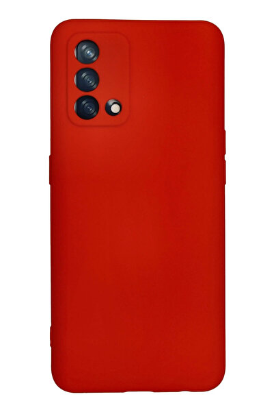 Najmaddin حافظة نيو فيس لهاتف أوبو A74 4G نانو إندرونال K مخمل سيليكون - أحمر