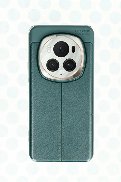 Najmaddin غطاء Newface لهاتف Huawei Honor Magic 6 Pro بتركيز تلقائي - أسود