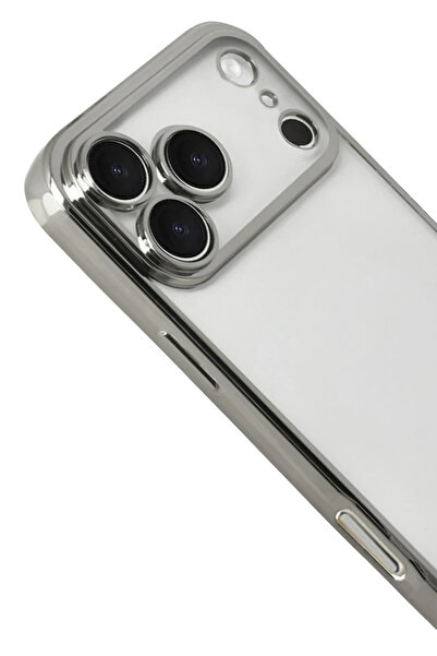 Epilons إيفون 17 عدسة سيليكون - فضي