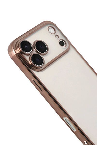 Epilons آيفون 17 مع عدسة سيليكون - تيتانيوم صحراوي