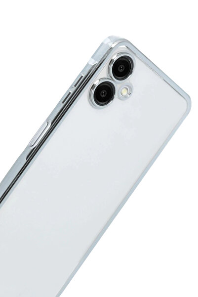 Epilons جالاكسي A07 4G سيليكون مع عدسة - فضي