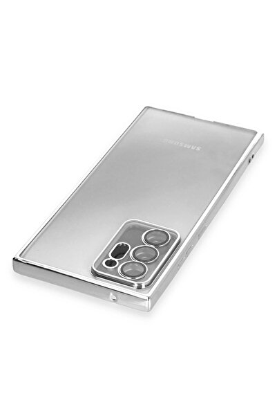 Epilons حافظة جالاكسي نوت 20 من السيليكون مع عدسة - فضي