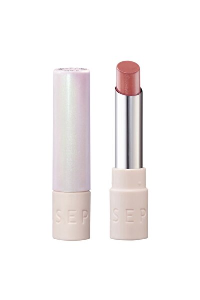 SEPHORA About That Shine Natural Shiny Lipstick 01 Beige Sparkle Elsbeauty