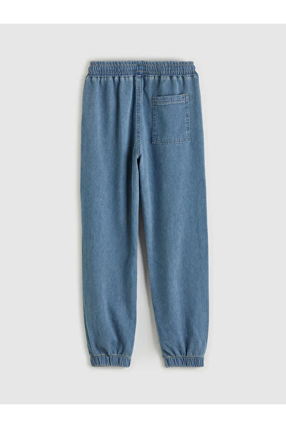 LC Waikiki LCW Kids Indigo Pantaloni de jogger pentru băiat cu talie elastică