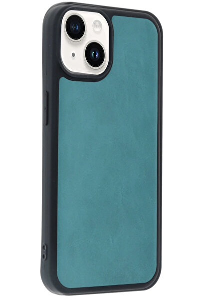 Najmaddin غطاء جلد أراس لـ Newface لـ iPhone 14 - أخضر فاتح