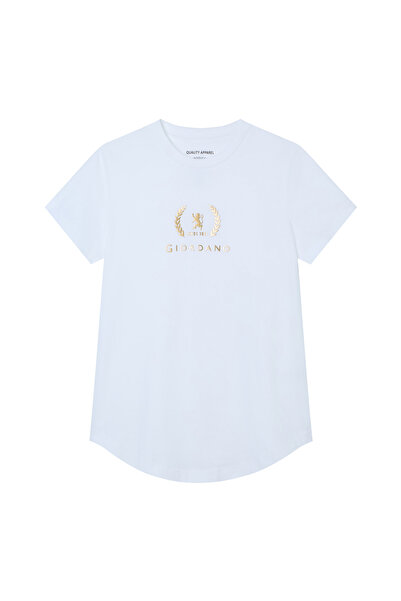 Giordano Women’s Regular Fit Cotton Crew Neck Printed Tee