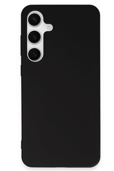 Epilons حافظة جالاكسي إس 24 الأولى من السيليكون - أسود