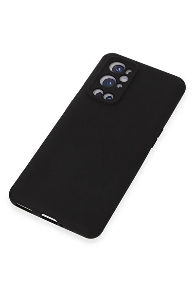 Najmaddin حافظة نيو فيس ون بلس 9 برو من السيليكون المخملي النانو - أسود