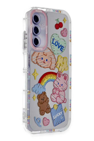 Epilons غطاء بنمط انعكاسي لهاتف جالاكسي A15 4G - النمط 4