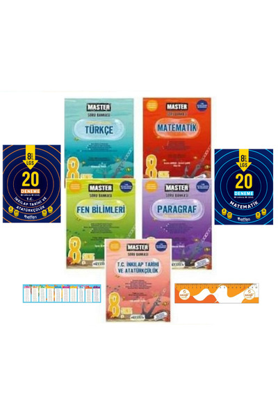 Okyanus Yayınları 8. Sınıf 2025-2026 Yenilenmiş Lgs Master Tüm Dersler Soru B...