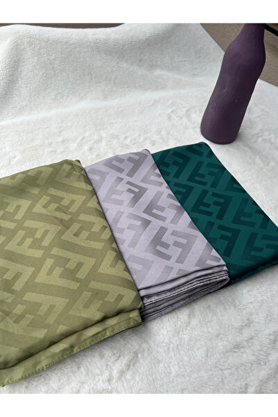 shalby Hijab Women's Silky Jacquard Shawl (Set of 3)