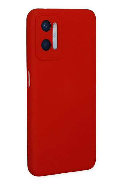 Najmaddin حافظة نيو فيس لهاتف اوبو ايه 96 نانو اندرويد ك مخمل سيليكون - احمر