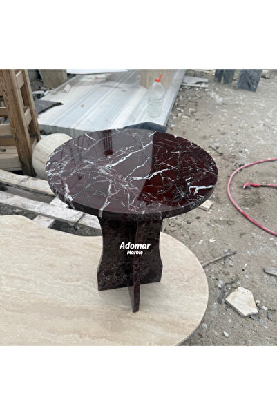 adomarmarblehandmadeandluxury Rosso Levanto Yan Sehpa