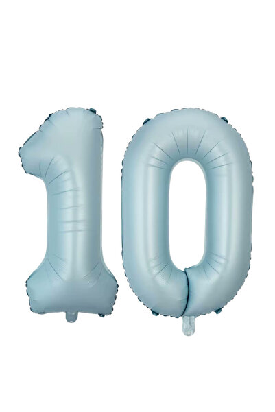 Party City 76 CM Mavi Rakam Folyo Balon – Doğum Günü, Yıl Dönümü ve Özel Gün ...