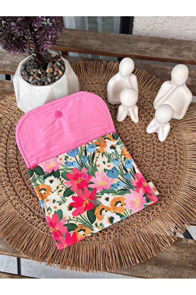 Classbag Handmade Custom Patterned Printed Fabric, Multi-Purpose Wallet with Snap Closure
