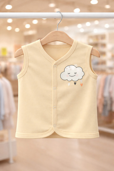 canmana kids&baby 100% Cotton Newborn Baby Vest