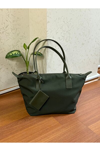 Bagnest Casual Large Size Women's Shoulder Bag with Card Holder Detail