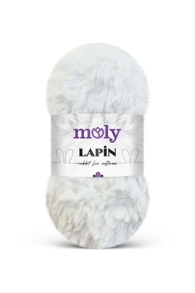 Moly LAPİN KÜRK EL ÖRGÜ İP / 5 ADET