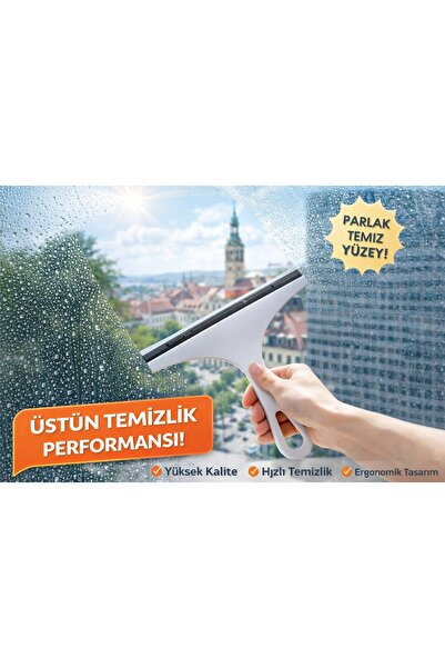 obrigado Çok Amaçlı Mini Çekpas Cam Silecek | Ev, Banyo, Duşakabin, Araba Camı İçin Taşınabilir Temizlik Seti