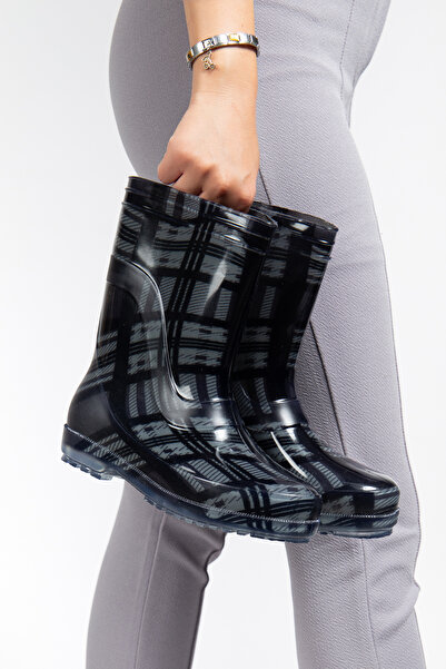 WEERY Pvc %100 Su Geçirmez Çizme Mevsimlik Unisex Çocuk Yağmur Çizmesi Erkek ...