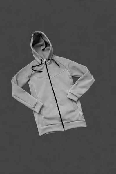 ByFourMan Unprinted Scuba Gray Black a Quality Jacket