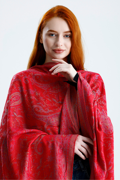 CHALE Cashmere Collection Shoulder Shawl - Double-Sided Woven Cashmere Should...