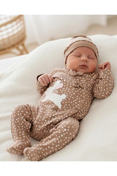 Ege Bebek Baby Girl Newborn 0-3 / 3-6 Months Seasonal Jumpsuit with Hat and R...