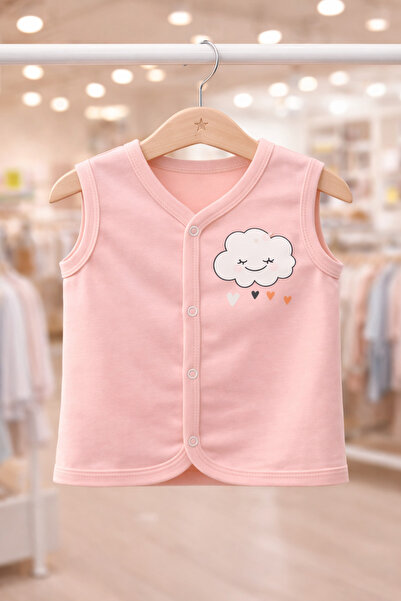 canmana kids&baby %100 Pamuk Yeni doğan Bebek Yelek