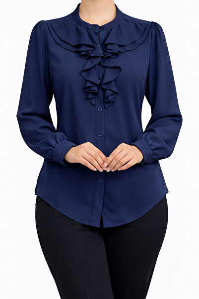 TREBIEN Farbelalı Uzun Kollu Gömlek