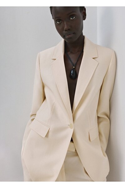 MANGO Woman Lyocell blazer ceket